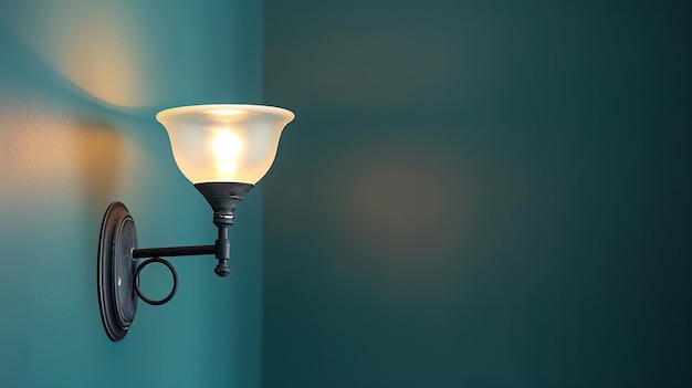 Photo portrait of wall sconce with candle bulb and fixture