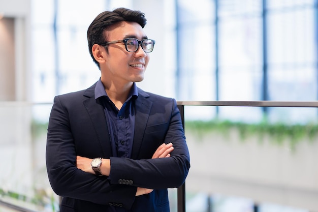 Portrait of young Asian businessman