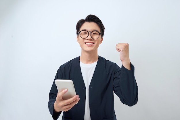 Portrait of a young Asian man