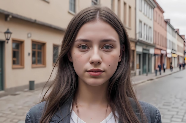 Portrait of a young business women