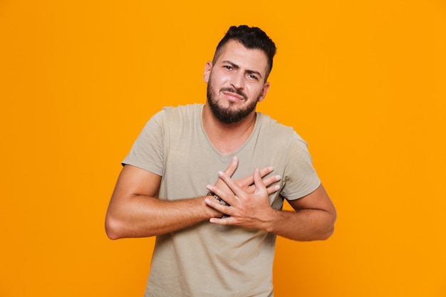 Portrait of a young casual man standing