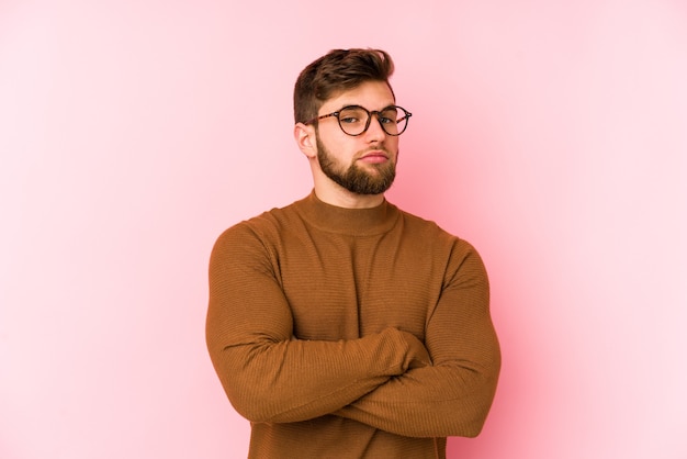 Portrait of a young handsome man