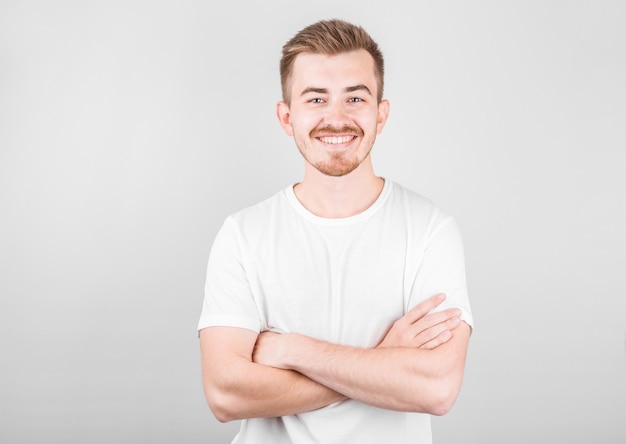 Portrait of a young handsome man