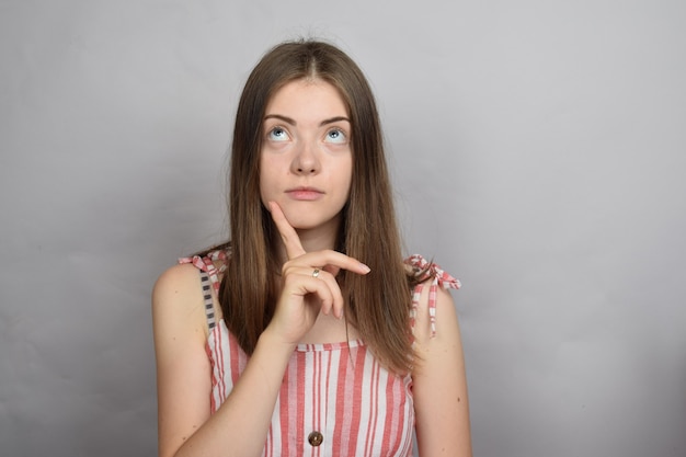 Portrait of a young woman