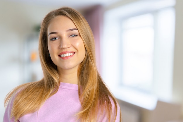 Portrait of a young woman