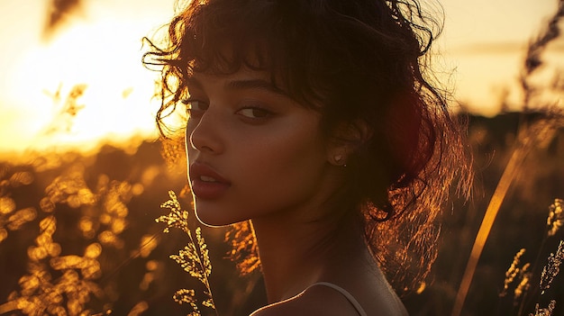 Photo portraits captured at golden hour