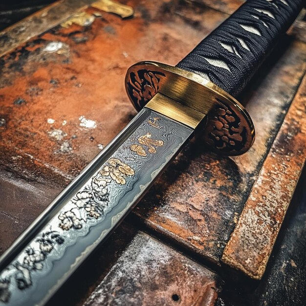 Photo portray the craftsmanship of a tanto short sword and its functional purposes for samurai2