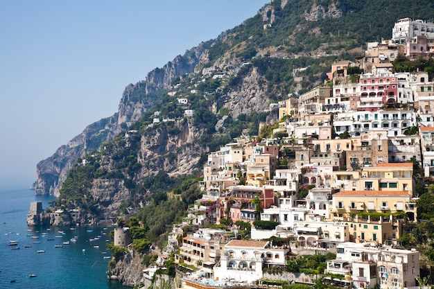 Positano is a village and comune on the Amalfi Coast (Costiera Amalfitana), in Campania, Italy.