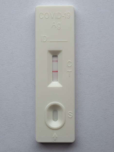 Positive Covid 19 antigen rapid test