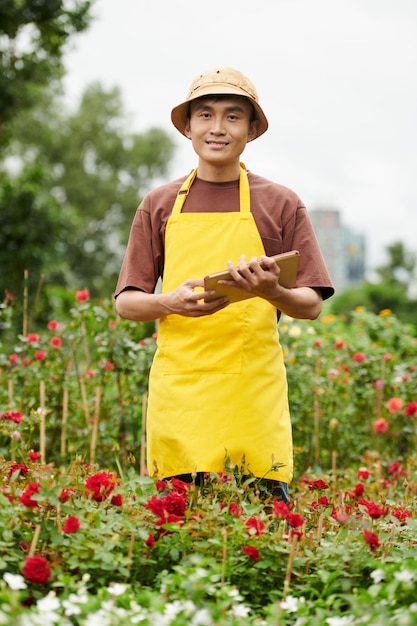 Positive Flower Shop Owner