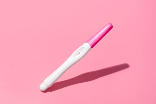 Positive pregnancy test still life