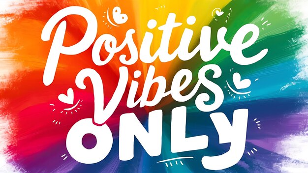 Photo positive vibes only tshirt design motivational quote illustartiontypographybannerposter