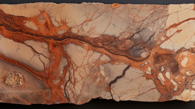 Postapocalyptic Landscapes A Stunning Orange And Brown Marble Slab