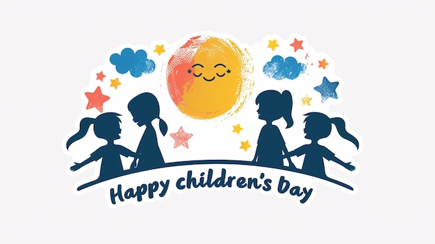 postcard of Happy childrens day