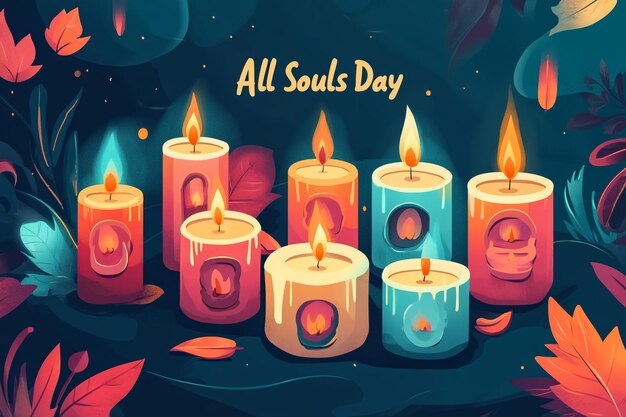 a poster for all souls day