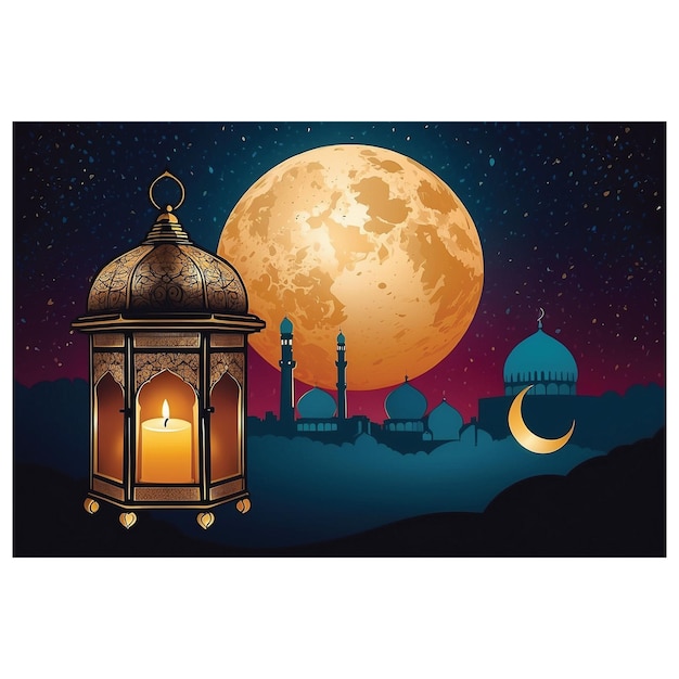 poster background design image with an Islamic theme