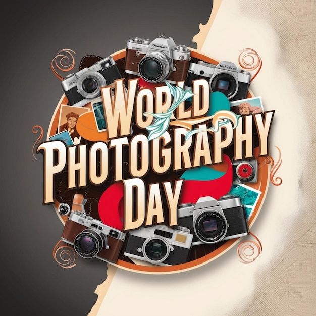 Poster and banner design for world photography day