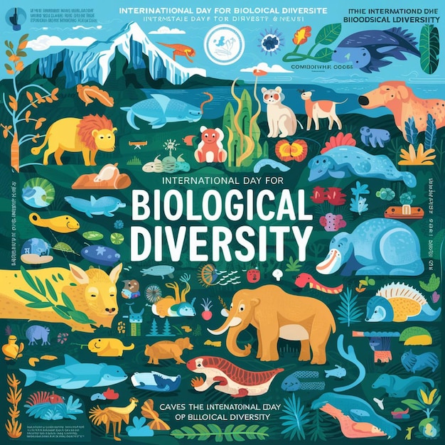 a poster for biotic ecological diversity of diversity