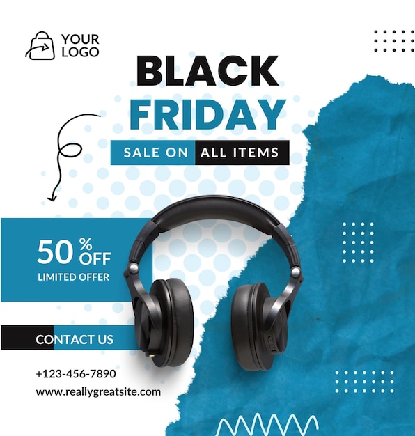 a poster for black friday sale with a black friday sale poster