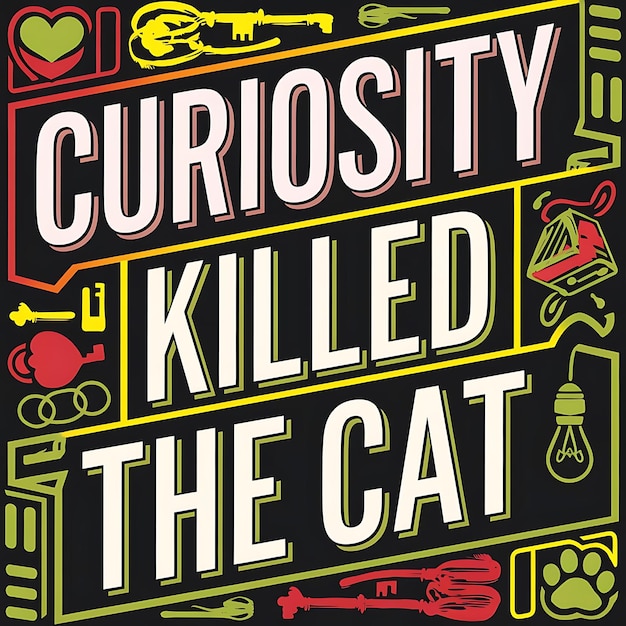 a poster for the book the comics cat killed the cat