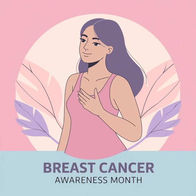 a poster for breast cancer awareness month