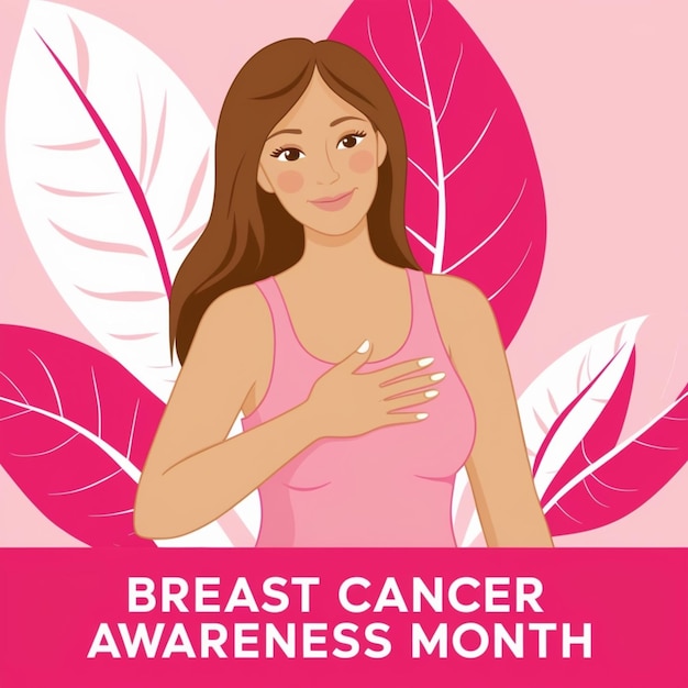 a poster for breast cancer awareness month