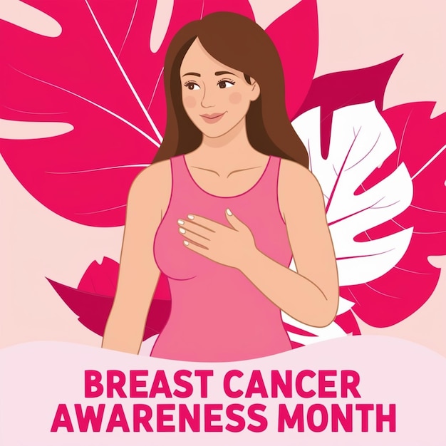 a poster for breast cancer awareness month