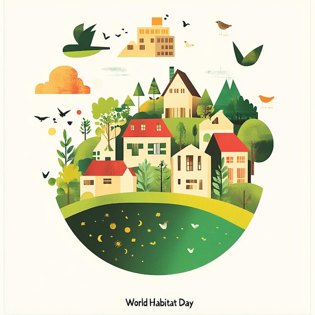 Poster to celebrate World Habitat Day