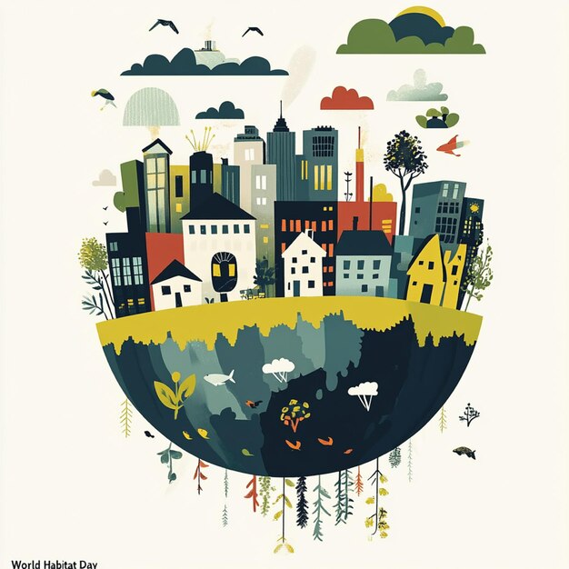 Photo poster to celebrate world habitat day