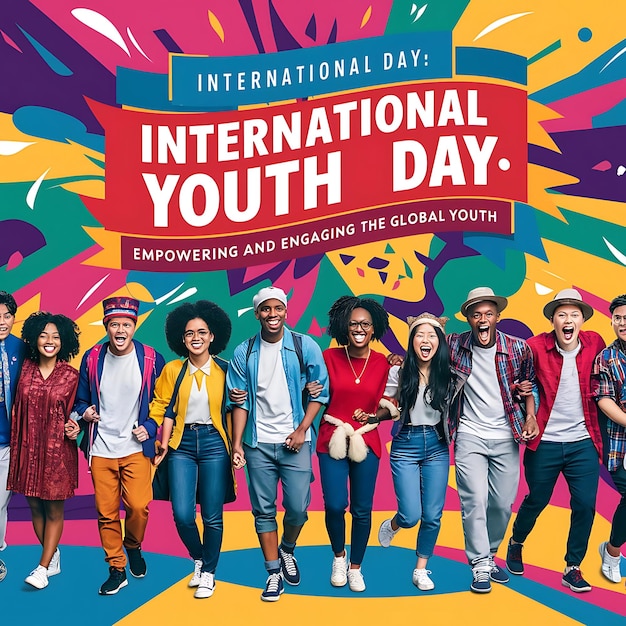 poster celebrating International Youth Day