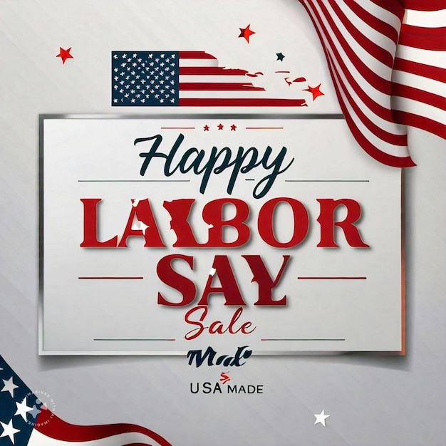 poster for a celebration labor day sale