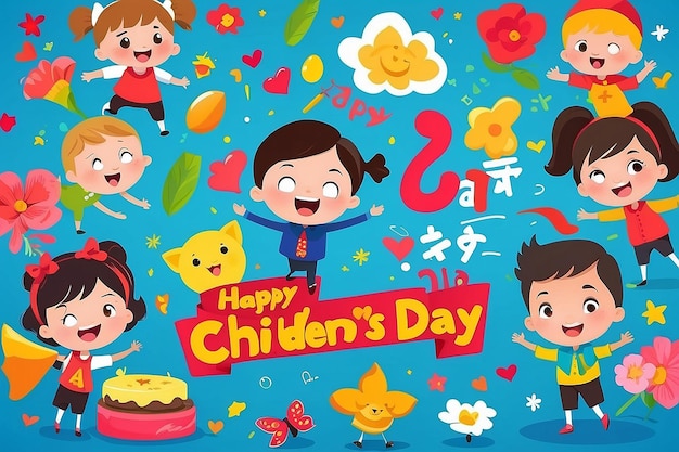 A poster for childrens day day