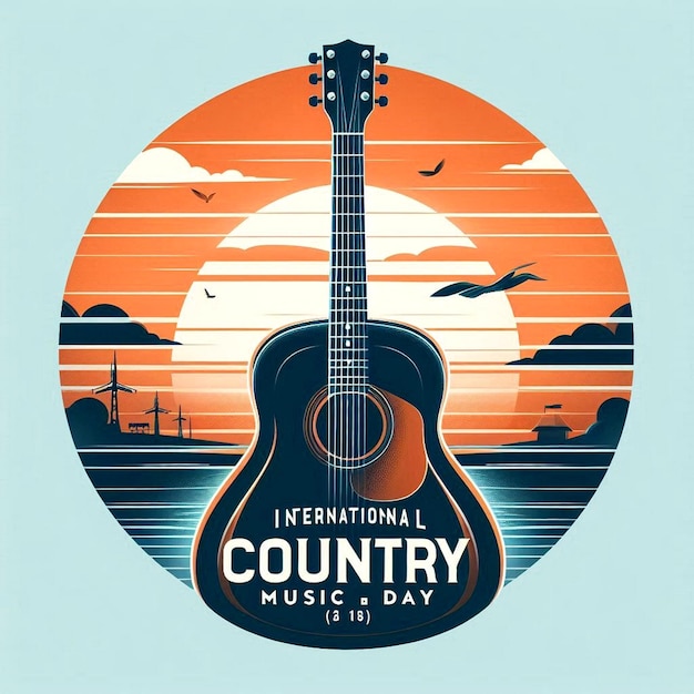 a poster for a country country music festival