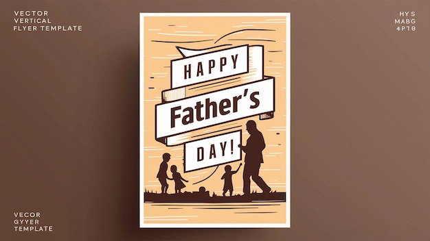 a poster for dads days day with a quote from fathers day