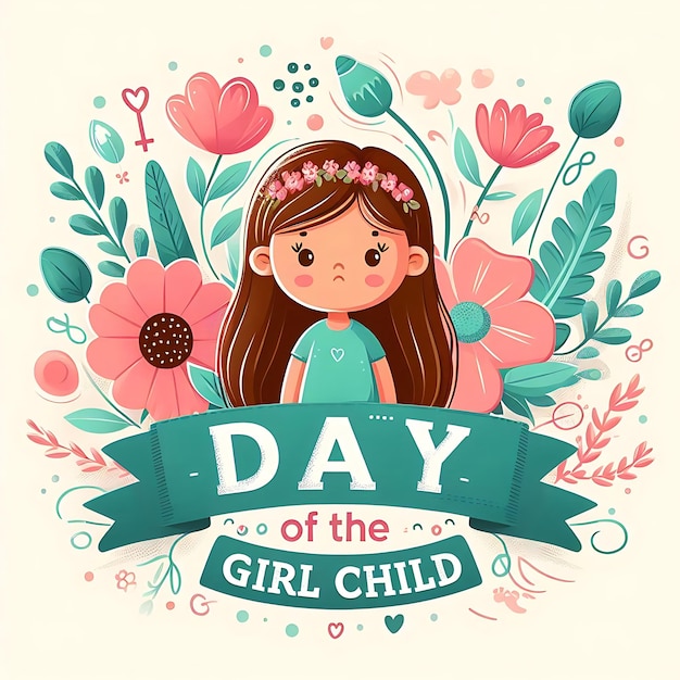 a poster for the day of the girl