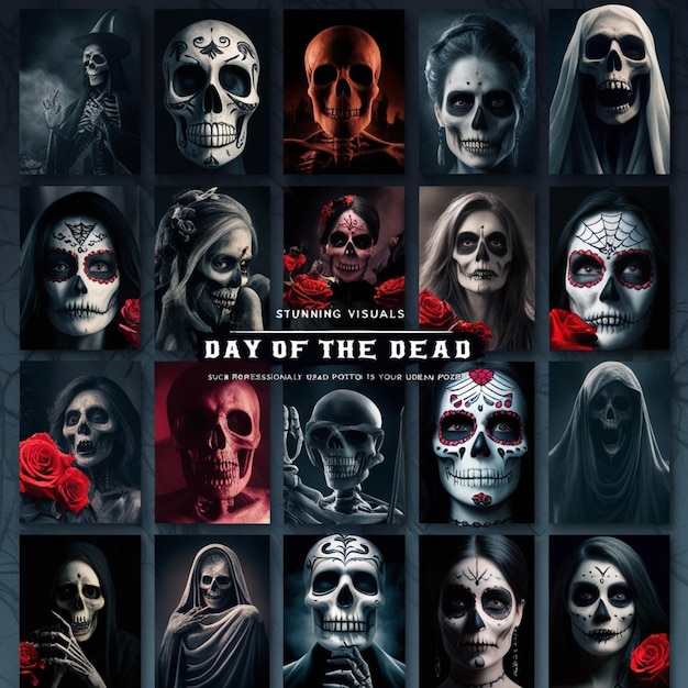 Photo a poster for the dead of the dead of the dead of the dead