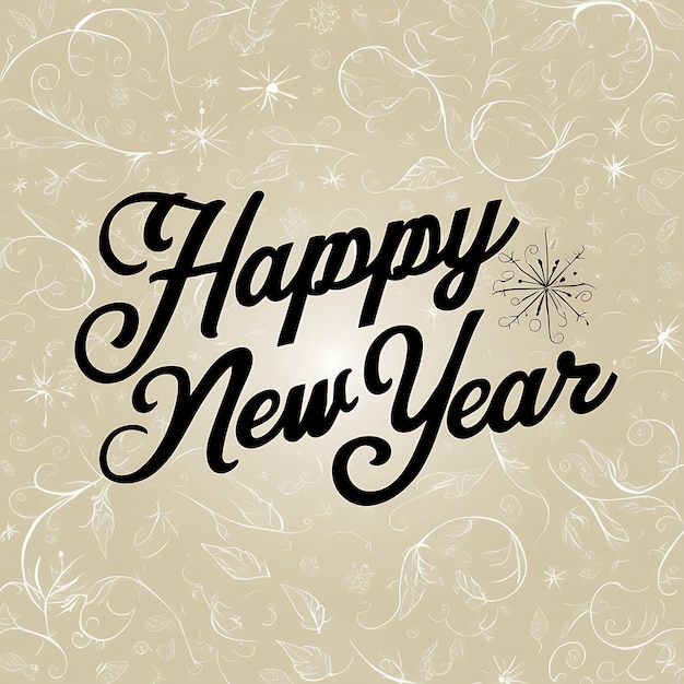 Poster design for the happy new year vector background