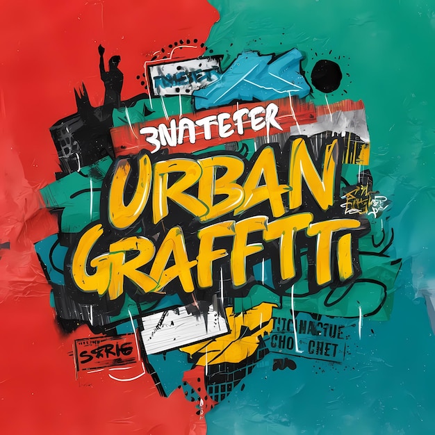 A poster design of the word Urban