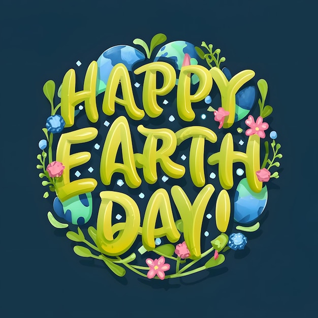 a poster for the earth day day