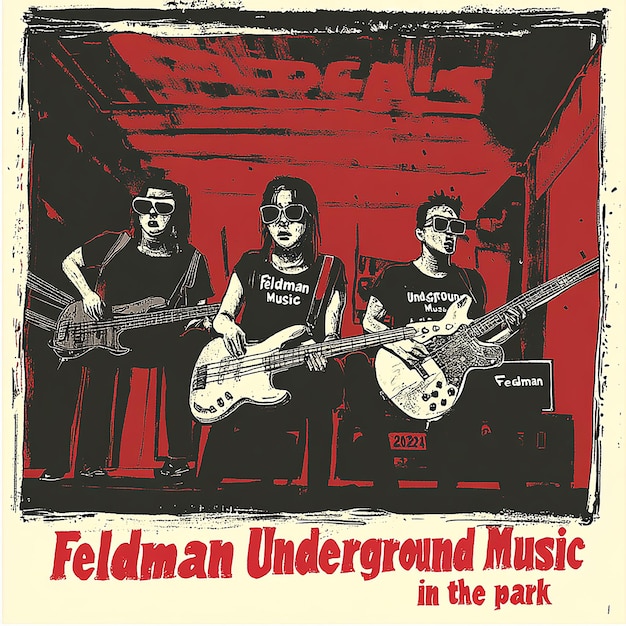 A Poster for Feldman Underground Music Punks in the Park