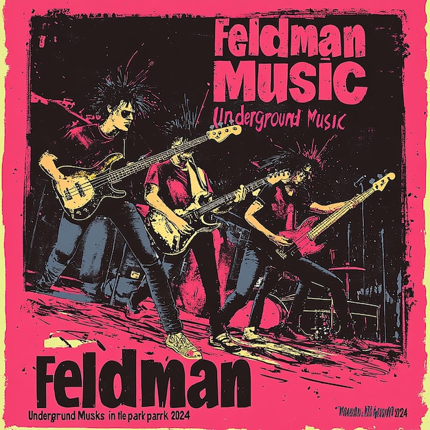 A Poster for Feldman Underground Music Punks in the Park