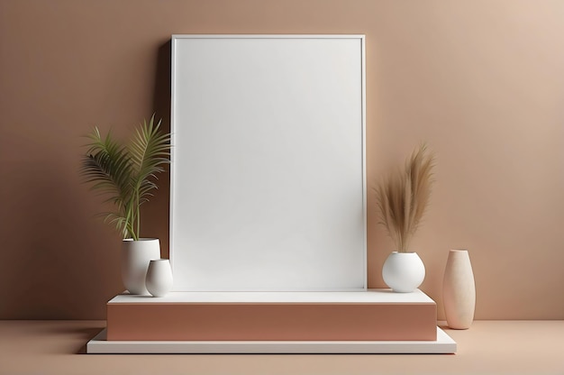 poster frame mockup minimalist