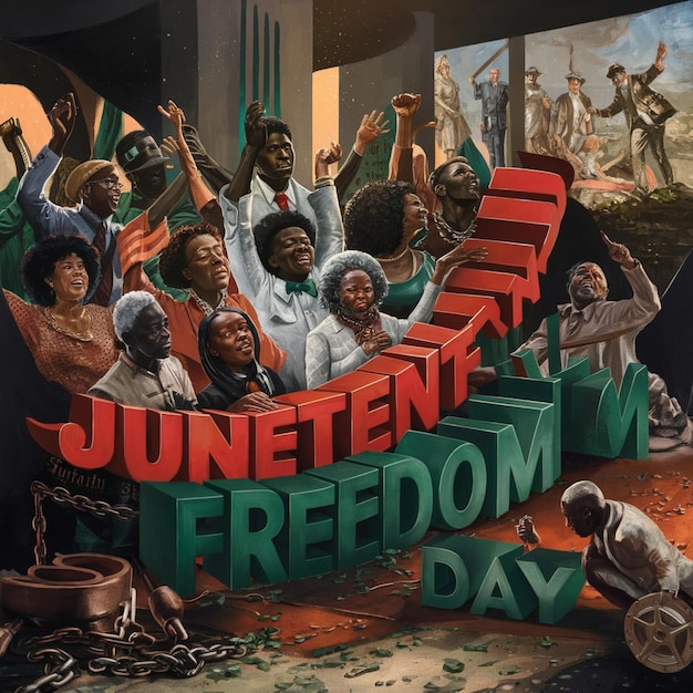 a poster for the free day of freedom day