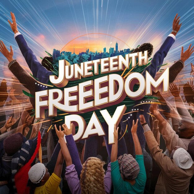 a poster for the free freedom day day day