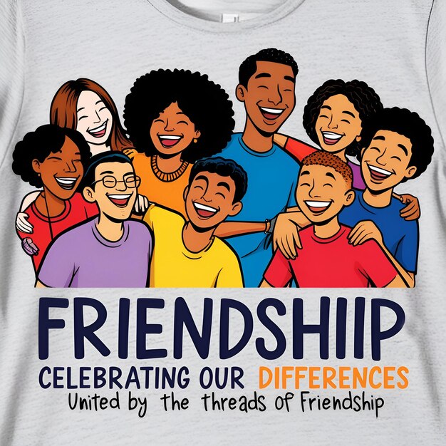 a poster for friendship day celebration