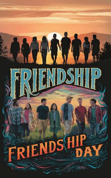 a poster for friendship friendship friendship