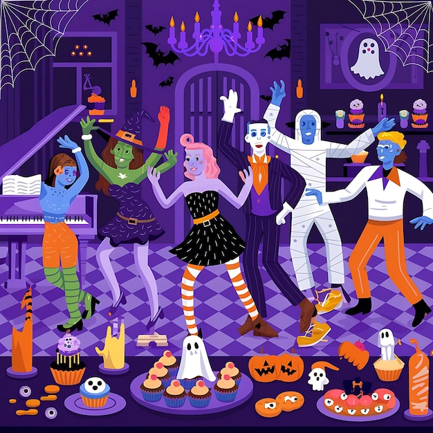 Photo poster halloween art illustration wallpaper