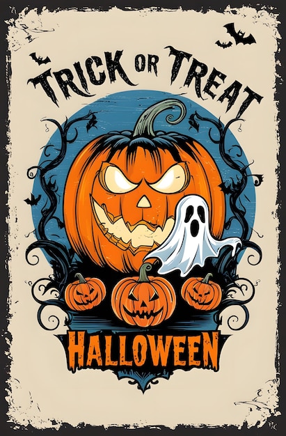 a poster for a halloween celebration for a halloween party