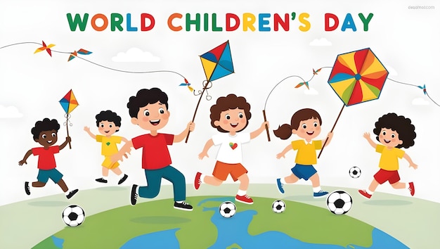 A poster for happy childrens day