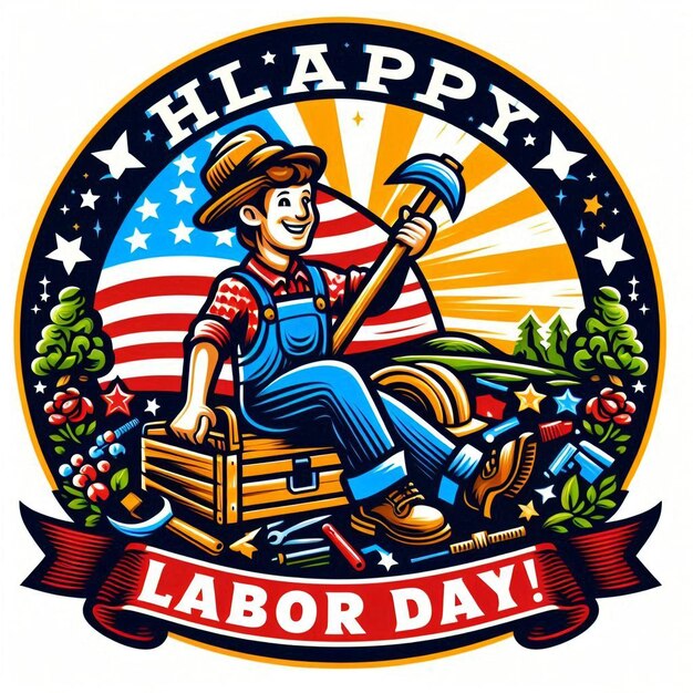 a poster for the Happy Labor Day